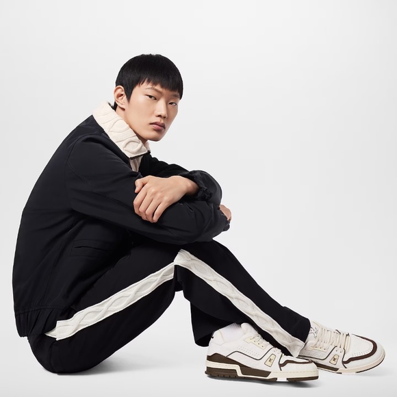 LV Louis Vuitton Trainer Sneakers Men’s 8 1ACR5k - Picture 2 of 9